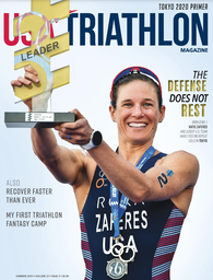 Dr Kim Peirano LAc featured in USA Triathlon Magazine